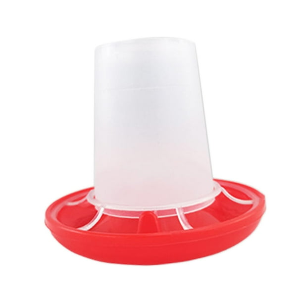Cubo de obturación automático Conveniente Fácil de limpiar Comedero para pollos Bandeja Tanque Comida Alimentación jinwen Alimentador de pollitos