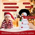 thumbnail image 2 of Singing and Dancing Snowman Plush Toy for Christmas, Animated Stuffed Decoration with 6 Christmas Songs, 2 of 5