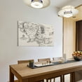 thumbnail image 3 of Map of Middle Earth Room Aesthetic Poster Print Art Wall Painting Canvas Posters Gifts Modern Bedroom Decor 16x24inch(40x60cm), 3 of 6