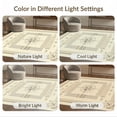 thumbnail image 7 of ODIKA Nautical Compass Stripe Cartouche Border Inspired Subtle Sisal Flowing Dynamic Non-Slip Low Profile for Guest Room, Lounge, Apartment, 7 of 7