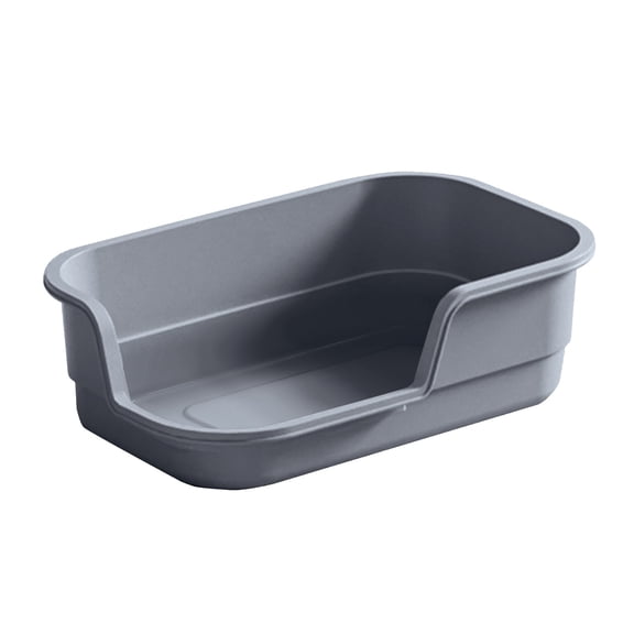Extra Large Cat Litter with High Sides Semi Enclosed for Cats and Indoor Litter Tray Design Durable 42X28X12Cm Gift Happy Day!