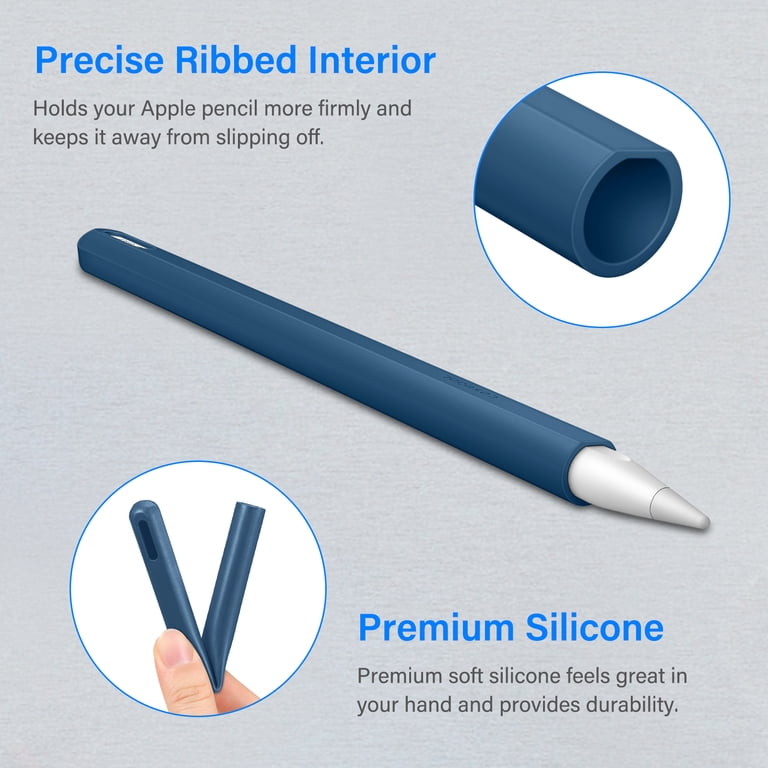 Apple iPad 本体 ブルー + Apple Pencil + カバー Apple Pencil 2nd Gen Silicone Sleeve, Soft Grip Holder