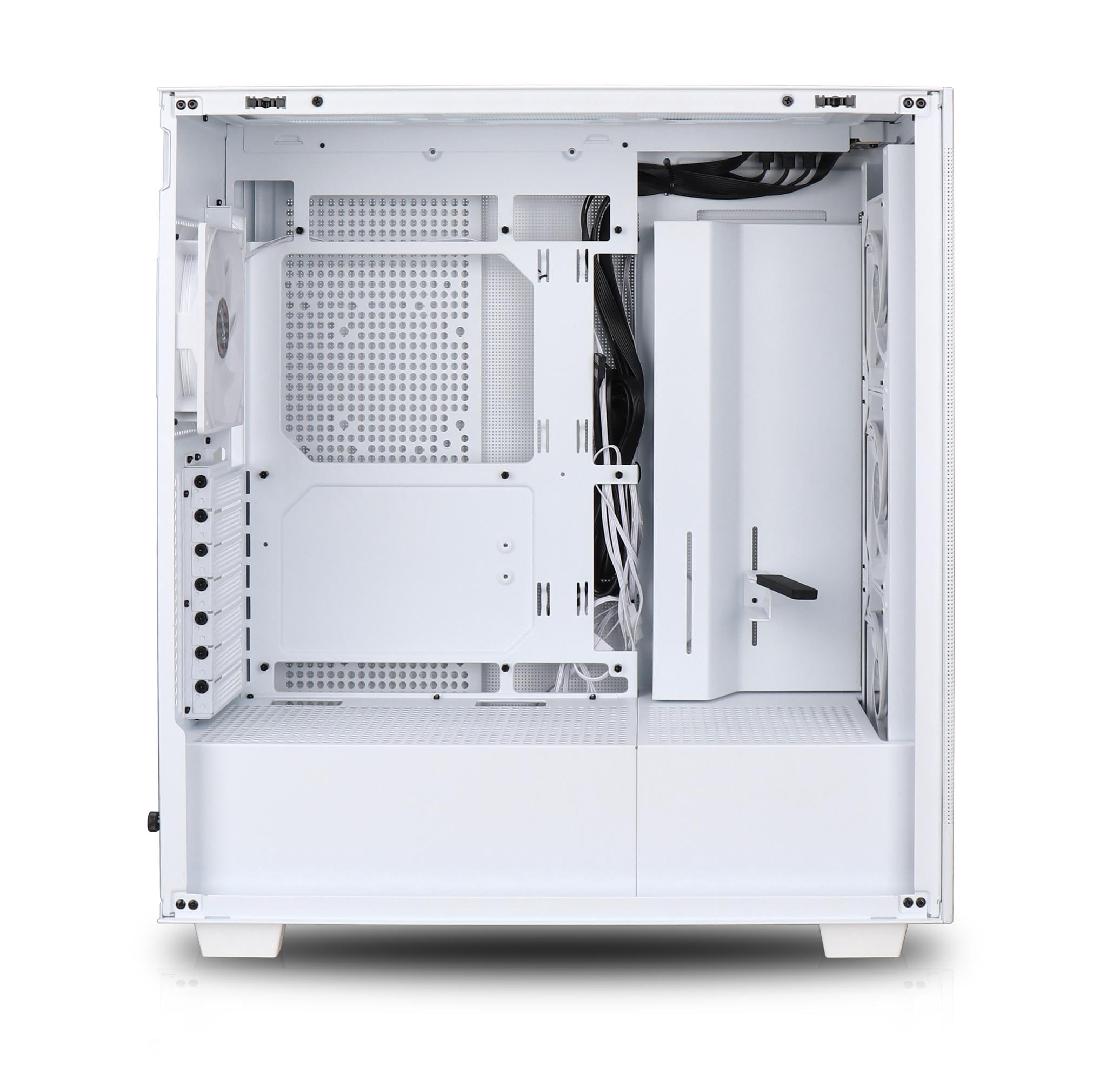 Rosewill Helium Flow White Mid Tower Computer Gaming Case, Mesh Panel, ATX, Tool-less, High-Airflow, 1x 120mm PWM Fan