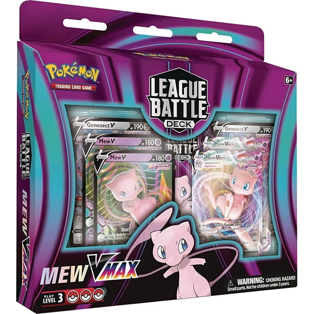Juego de cartas coleccionables Pokémon Mew VMAX League Battle Deck