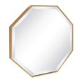 thumbnail image 3 of Kate and Laurel Rhodes Modern Octagon Wall Mirror, gold 25x25 Inches, 3 of 5