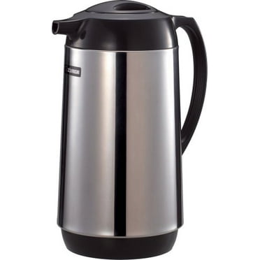 AHGB-10SE Vacuum Insulated Thermal Carafe, 1.0 Liter, Polished Stainless Steel, High quality durable vacuum glass liner By Zojirushi