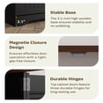 thumbnail image 5 of Farmhouse Pantry Storage Cabinet, 72" Tall Kitchen Pantry with Doors Organizer, Freestanding Cupboard with Adjustable Shelves, Rustic Buffet Cabinet for Kitchen, Dining Room, Bathroom, Black, 5 of 10