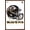 Mahogany Framed Version, variant on NFL Baltimore Ravens - Drip Helmet 20 Wall Poster with Push Pins, 14.725" x 22.375"