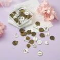 thumbnail image 5 of U8MO 72pcs Flat Round with 12 Constellations Tibetan Alloy Pendants Charms 17~21.5mm, 5 of 6