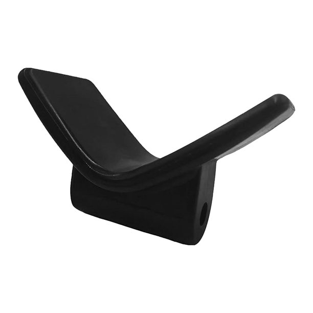 Reemplazo de tope de proa para remolque de barco genérico en forma de V, práctico, accesorios para Negro
