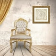 thumbnail image 3 of Saunders, Alonzo 15x15 Gold Ornate Wood Framed with Double Matting Museum Art Print Titled - Beige Blooms II, 3 of 4