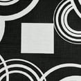 thumbnail image 6 of WYYP Circles Lines Squares Waterproof Polyester Fiber Outdoor Picnic Camping and Indoor Kitchen Dining Party Tablecloth White, 6 of 8