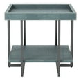 thumbnail image 6 of Furniture of America Uurt 1-Shelf End Table, Antique Blue, 6 of 7