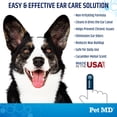 thumbnail image 4 of Pet MD Advanced Ear Finger Wipes for Dogs & Cats - Non-Irritating Ear Wipes & Ear Cleaner - Pet Safe Cleaner to Aid in Itchiness and Odor - Cucumber Melon (50ct), 4 of 8