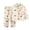 White, variant on Splozh Girls Pajama Sets Girls and Boys Comfortable Warm Homewear Set Baby Plush Long Sleepwear Casual Homewear,Blue,3-4 Years