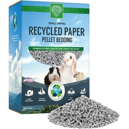 Small Pet Select- Small Animal Pelleted Paper Bedding for Rabbits Guinea Pigs and Other Small Animals 10lb