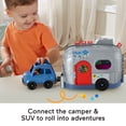 thumbnail image 5 of Fisher-Price Little People Light-up Learning Camper Electronic Toy RV Vehicle Playset for Toddlers, 5 of 7