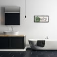 thumbnail image 2 of Stupell Industries Laundry Room Green Succulent Botanical & Floral Painting Black Floater Framed Canvas Art Print Wall Art, 25 x 11, 2 of 9