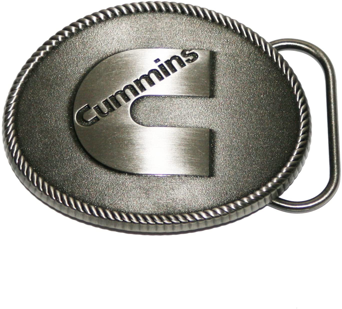 Cummins Dodge Logo C Metal Mens Oval Novelty Belt Buckle