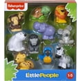 thumbnail image 2 of Fisher-Price Little People 10-Piece Animal Pack Figure Set for Toddler Pretend Play, 2 of 5