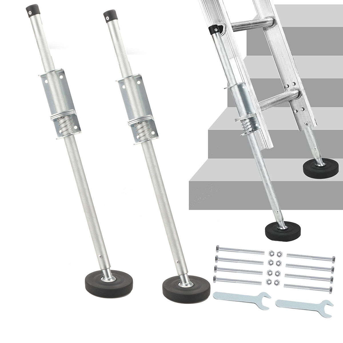 ECUTEE Ladder Leg Levelers Pair Adjustable Height Ladder Leveler for