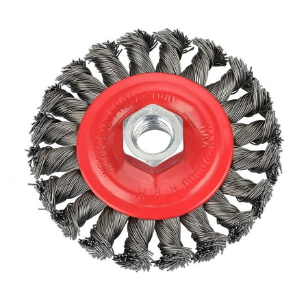 

Inch Twisted Wire Brush Deburring Derusting Angle Grinder Cleaner Accessories Rust Removal Wheel Disc for Home