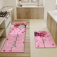 thumbnail image 4 of Valentines Day Kitchen Mat Set 2 Piece,Valentine''s Day Hello Valentine Love Forever Gnome Decorative Kitchen Rugs,Valentines Hearts Low-Profile Mats for Home Kitchen Decor 17"x48"+17"x30", 4 of 6