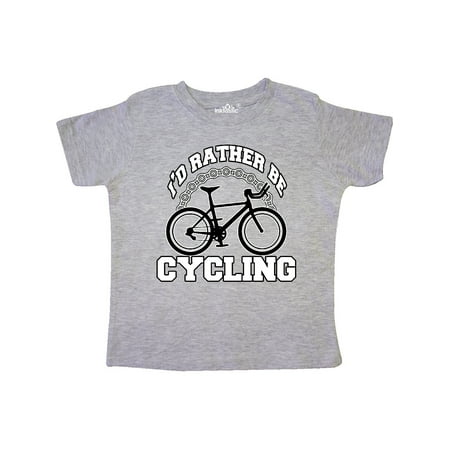 

Inktastic I d Rather Be Cycling Gift Toddler Boy or Toddler Girl T-Shirt