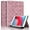 Pink, variant on Decase for iPad mini 5/4/3/2/1 (7.9") Cover with Pencil Holder/Pockets,Auto Wake/Sleep,Folio Stand Embossed PU Leather Smart Wallet Shell for 7.9 inch Apple iPad mini 5th/4th/3rd/2nd/1st Gen,Black