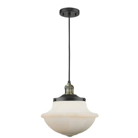 

Innovations Lighting 201C Oxford School House Oxford School House 1 Light 12 Wide Pendant
