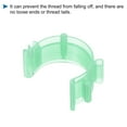 thumbnail image 5 of Uxcell Sewing Bobbin Small Clips Thread Clamps Spools Organizers, Green 50 Pack, 5 of 5