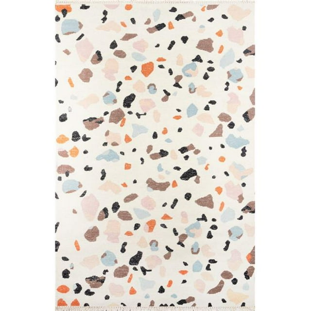 Novogratz JEM00JEM-2IVY3656 3 ft. 6 in. x 5 ft. 6 in. Jem-2 Rectangle Rug - Ivory