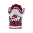 thumbnail image 3 of Nike Air Jordan 3 Retro GS Boys Shoes Size 3.5, Color: White/Fire Red/Black, 3 of 3