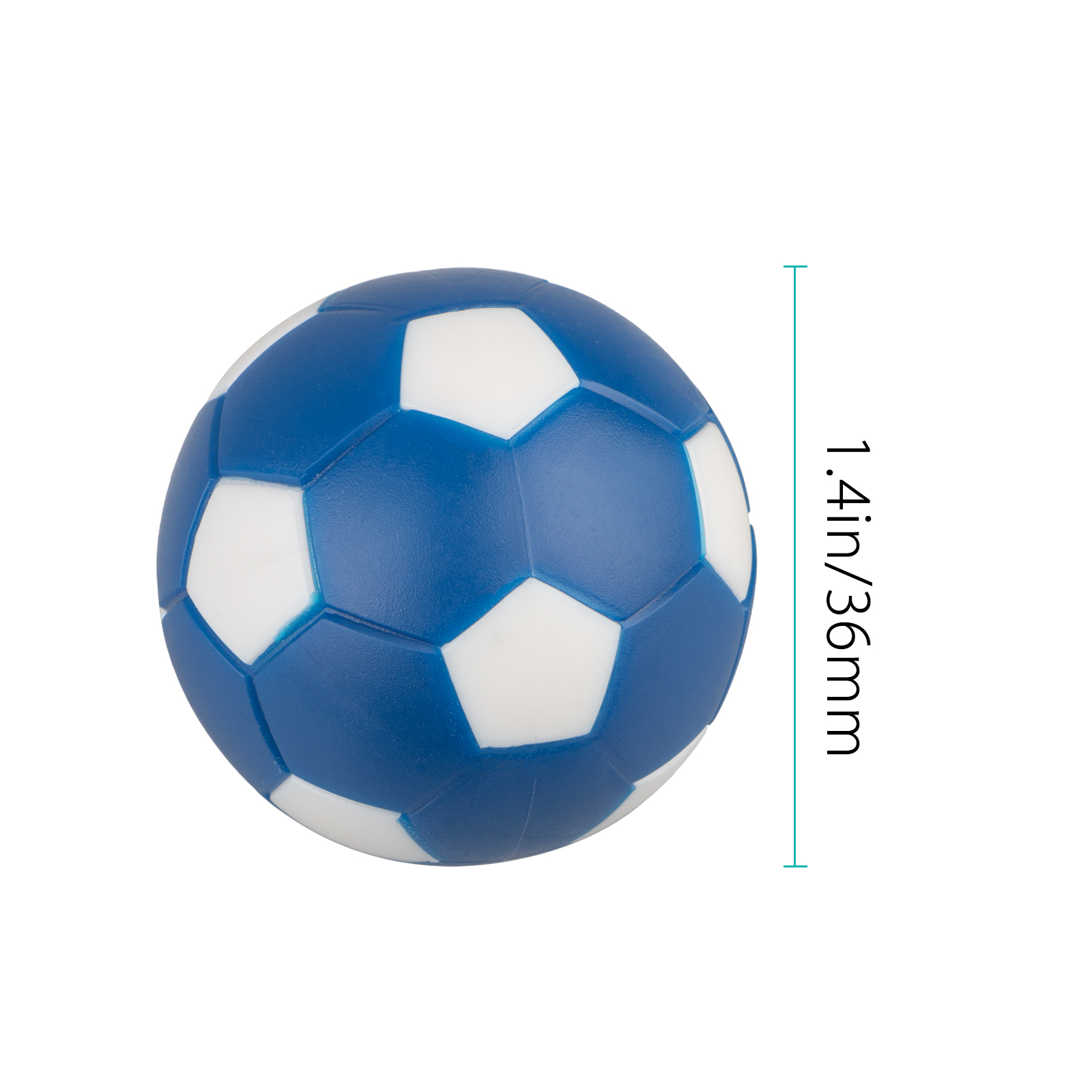 CLISPEED 12pcs Table Soccer Foosballs Replacement Balls Mini Colorful Official Tabletop Game Ball Accessory White Black