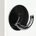 thumbnail image 3 of Gancho Colgante de acero inoxidable y aleación de Zinc Ecomeon para puerta Cocina pared baño color Negro, 3 of 6