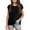 Black, variant on MUXiin Girls Shirts Size 10-12 Crewneck Vacation Tops Short Sleeve Back To School Shirt Solid Color Tees Shirts for Youth Girls Loose Girls' Tops, Tees & Blouses