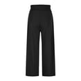 thumbnail image 6 of FAIWAD Capri Pants for Women Stretch Workout Casual Sweatpants with Pockets Plus Size Wide Leg Yoga Pants, 6 of 9