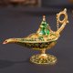 thumbnail image 3 of Lámpara de , decoración de de luz de los deseos, regalo, disfraz árabe de cuento de hadas Verde Zulema Lámpara de Aladino, 3 of 7