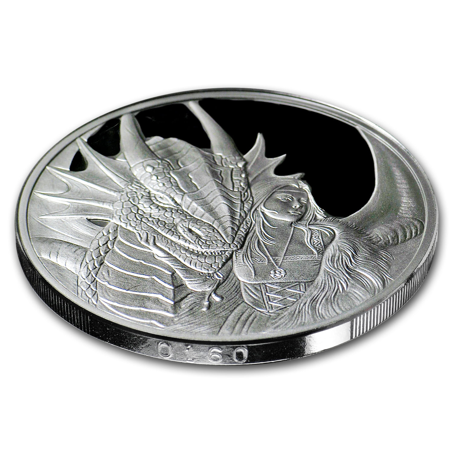 Anne Stokes Dragons Series Friend Or Foe 1 oz Silver Proof Capsuled Round W/COA