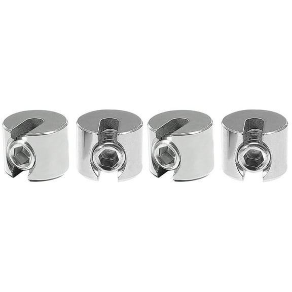 2 Pieces Wire Rope Clamp Fence Panel Cable Kit Clip Fastener