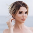thumbnail image 4 of 3 Pcs Épingle à Cheveux Perle en Forme de U Accessoires de Cheveux de Mariage, 4 of 8