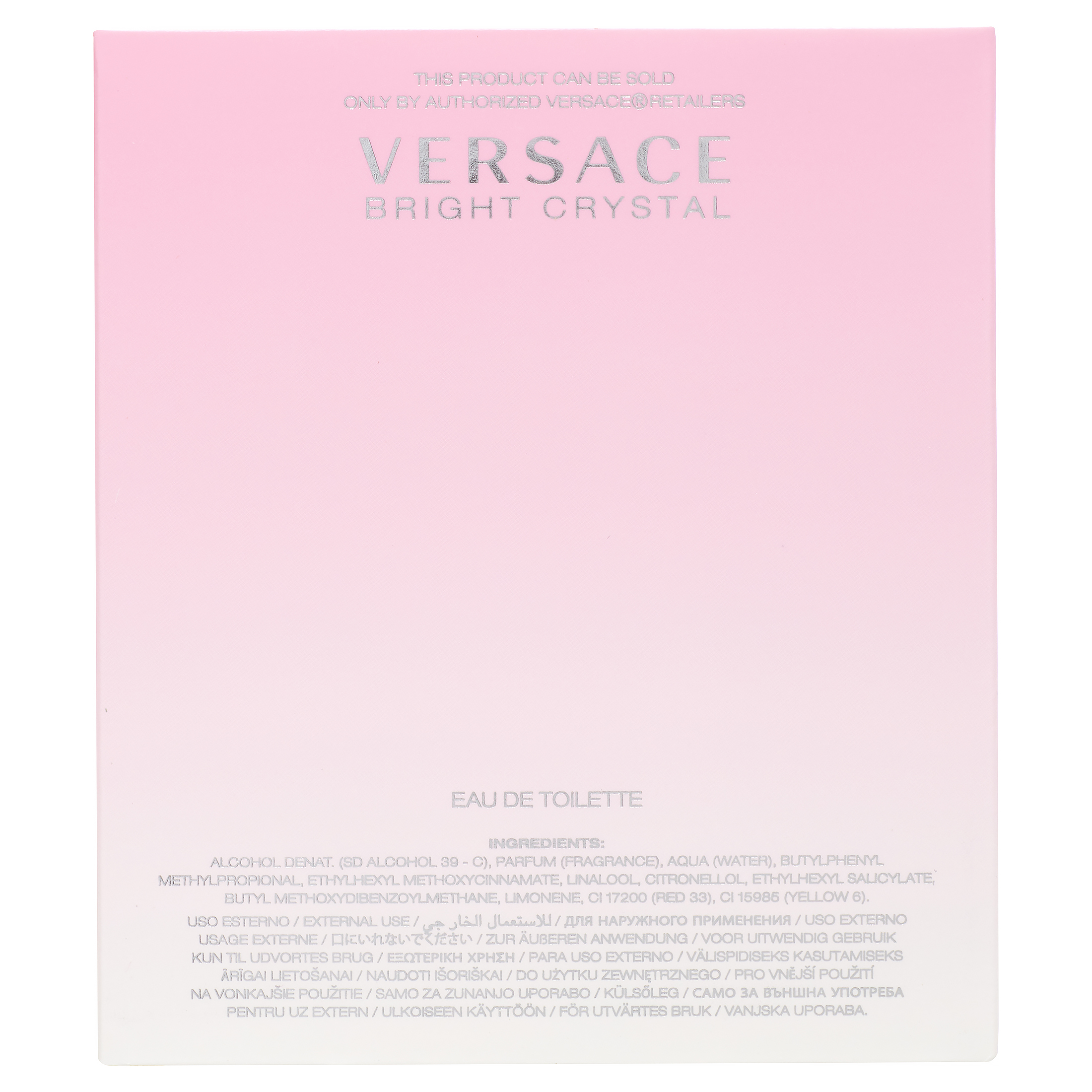 Versace Bright Crystal Eau De Toilette, 3 oz photo 2