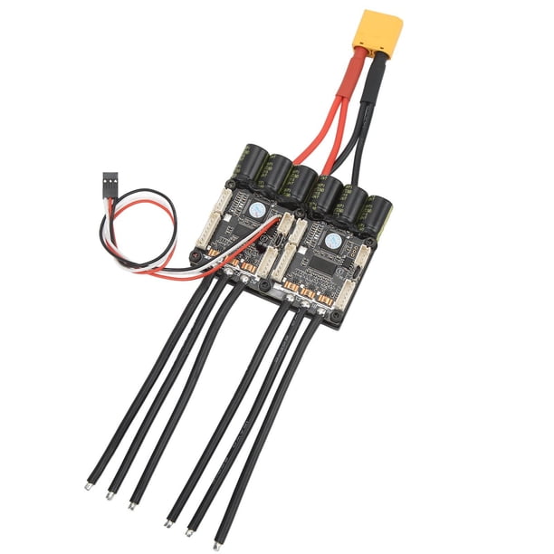 Regulador ESC 90A Sin Escobillas Impermeable – Con BEC 5.5V/5A Y Conector XT90 – Ideal Para Barcos RC