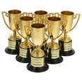 thumbnail image 1 of CIMAXIC 6 Pcs Mini Trophées d'Or pour Compétitions de Récompenses Sportives, Design Élégant et Compact pour un Rangement et une Exposition Faciles pour Enfants et Adultes, 3.74"X2.24"X1.77 Pouces, 1 of 5