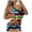 C60 Multicolour, variant on CONZONE Halloween Pajamas for Women Set Printed Sleeveless Spaghetti Straps Lace Tops and Shorts Hallowmas Loungewear Soft 2 Piece Pjs Set for Women