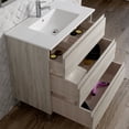 thumbnail image 3 of DAX Costa Engineered Wood Single Vanity Cabinet, 32", Pine, 3 of 3