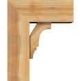 thumbnail image 3 of Ekena Millwork 8"W x 18"D x 22"H Balboa Block Rough Sawn Bracket w/ Offset Brace, Western Red Cedar, 3 of 25