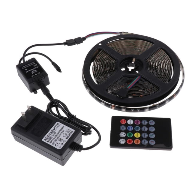 Tira De Luces LED RGB Con Control Remoto De 20 Teclas Para Decoración Del Hogar Al Aire Libre Sunnimix Luz de tira casera