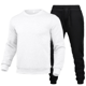 thumbnail image 3 of Chándal con capucha y pantalones deportivos para hombre, conjunto deportivo informal de 2 piezas, ropa de calle de polar, novedad de 2024, 3 of 5