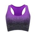 thumbnail image 4 of Unir Shockproof Compression Sports Bra, High Stretch Seamless Running Athletic Bra, Wirefree Breathable Workout Top, 1 Piece, S-M-L-XL, 4 of 4